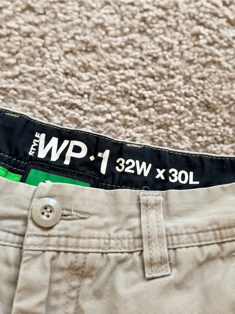 Men's FXD WP-1 Utility Cargo Pants in Light Khaki 32x30